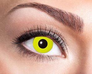 yellow halloween lenses witch