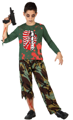 Zombie army boy costume 