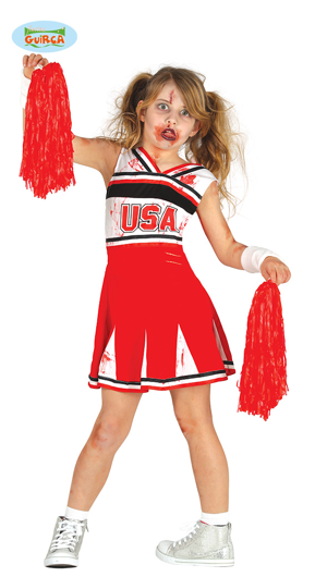 Zombie cheerleader for girls