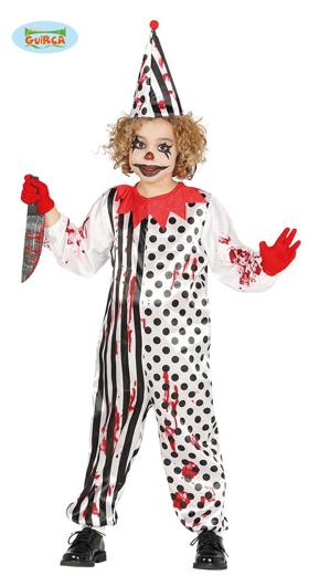 Zombie clown pak voor kinderen