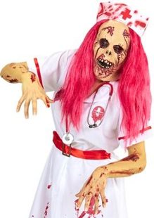 zombie nurse mask