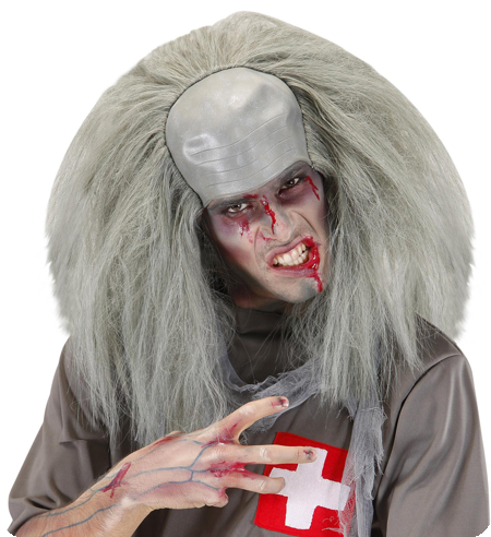 Zombie wig with bald spot