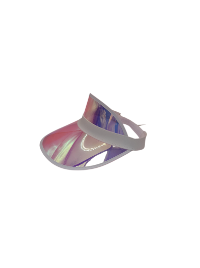 Zonneklep bling roze