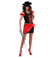 Zorro bandiet verkleed kostuum voor dames