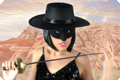Zorro zwaard met masker