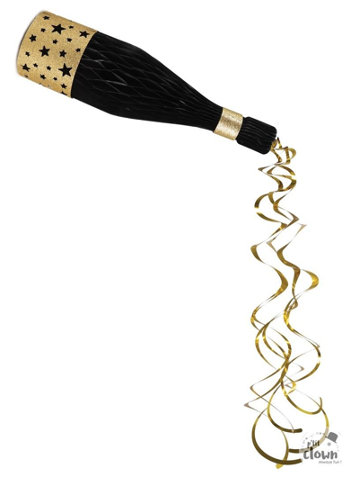 Zwart gouden champagne decoratie
