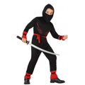 zwart ninja kostuum voor kinderen