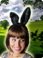 Zwarte Bunny Konijnen oortjes