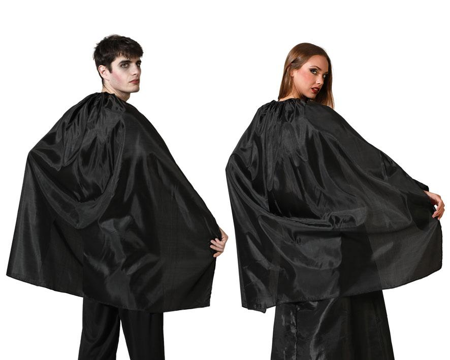 Zwarte goedkope halloween cape
