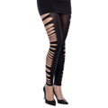 Zwarte punk rock legging
